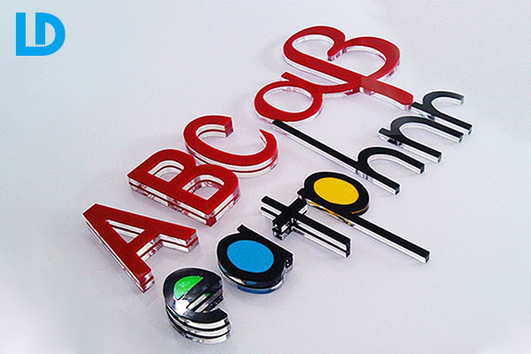 Acrylic Laser Cut Signs Custom Alphabet
