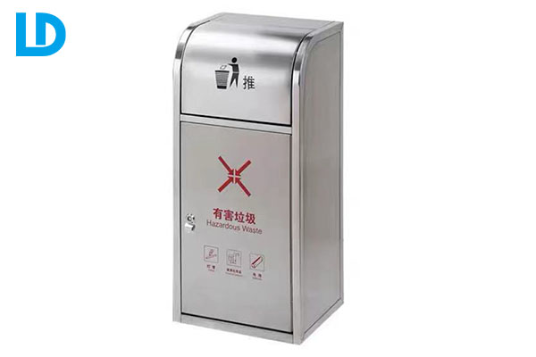 Commercial Outdoor Trash Cans Steel Bins