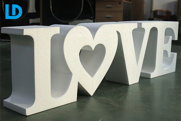 Foam Letter Table Giant Styrofoam LOVE Signs