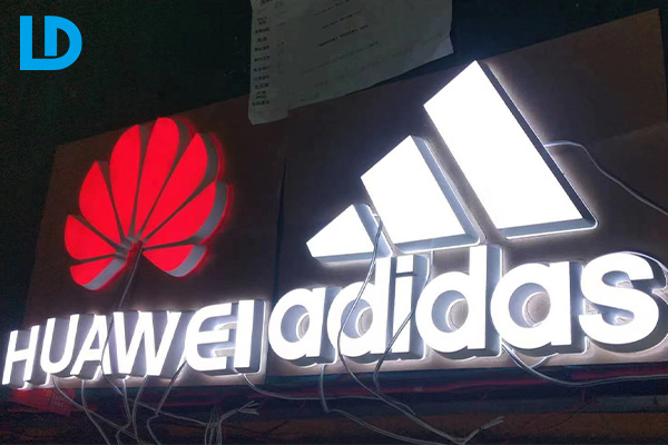 Acrylic Channel Letters Front & Back Lit Logo Wholesae