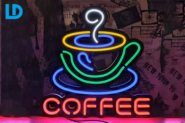 Coffee Shop Neon Sign Custom Cafe Bar Signboard