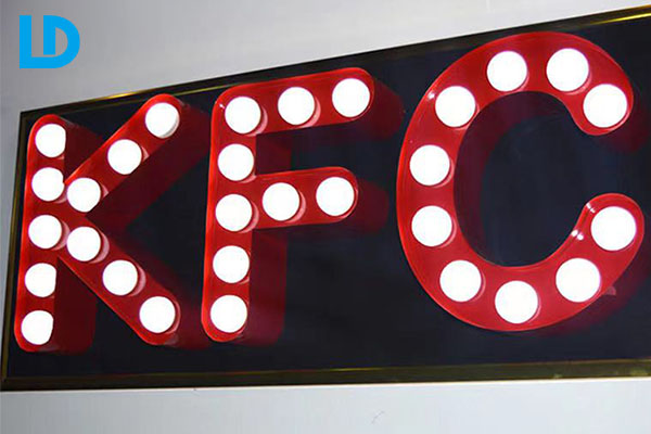 Led Light Name Board Outdoor Marquee Sign