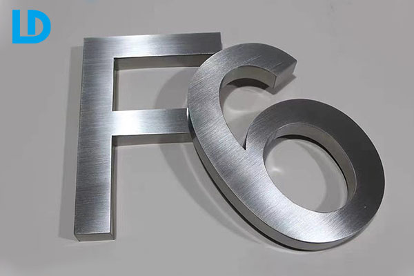 Raised Metal Letters 3D Stainless Steel Signage & Logo