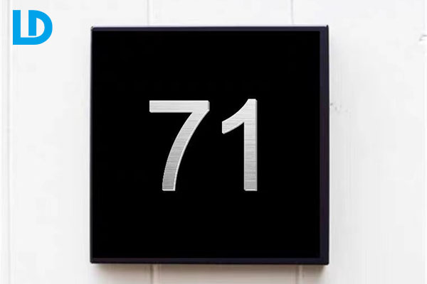 House Number Signs Custom Modern Address Plaque For Wall
