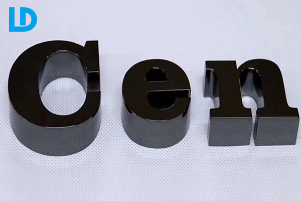 Outdoor Metal Letters Black Outside Signs For Wall