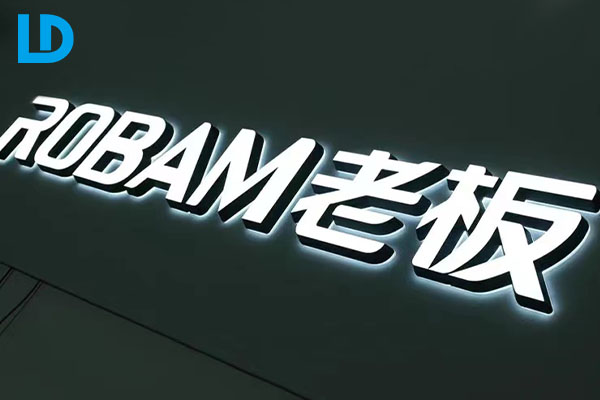 3D Business Sign Outdoor Acrylic Company Logo On Wall