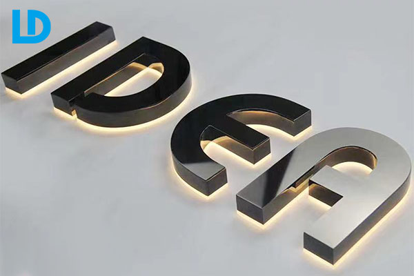 3D LED Backlit Signs With Painted Stainless Steel Letter Shell For Louis  Vuitton│