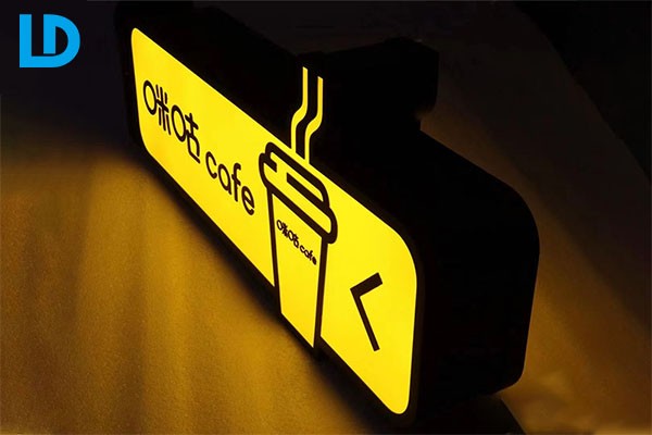 Led Projecting Signs Illuminated Lightbox Signages for Exterior