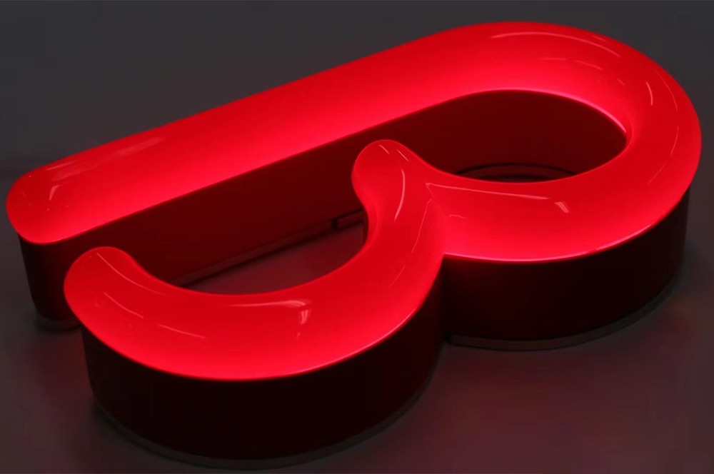Acrylic Faux Neon Letter Signs