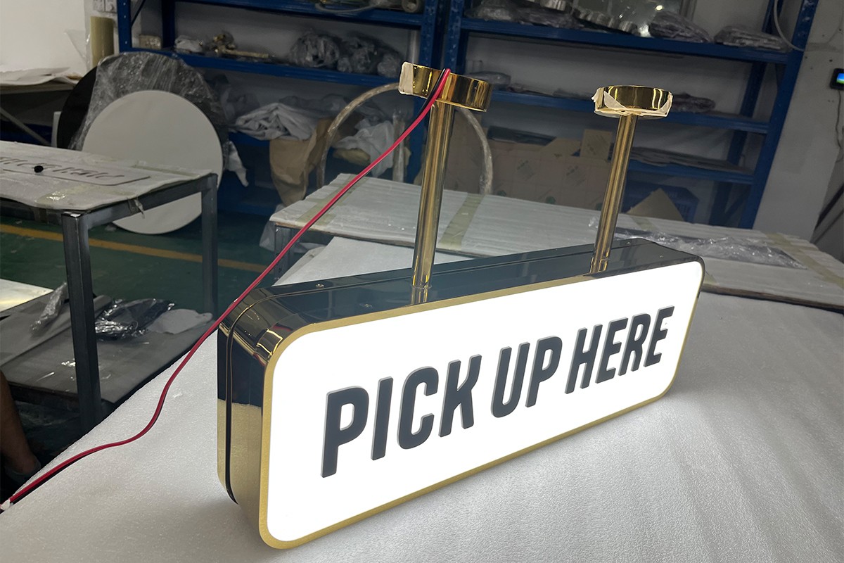 Custom Pick Up Here Sign