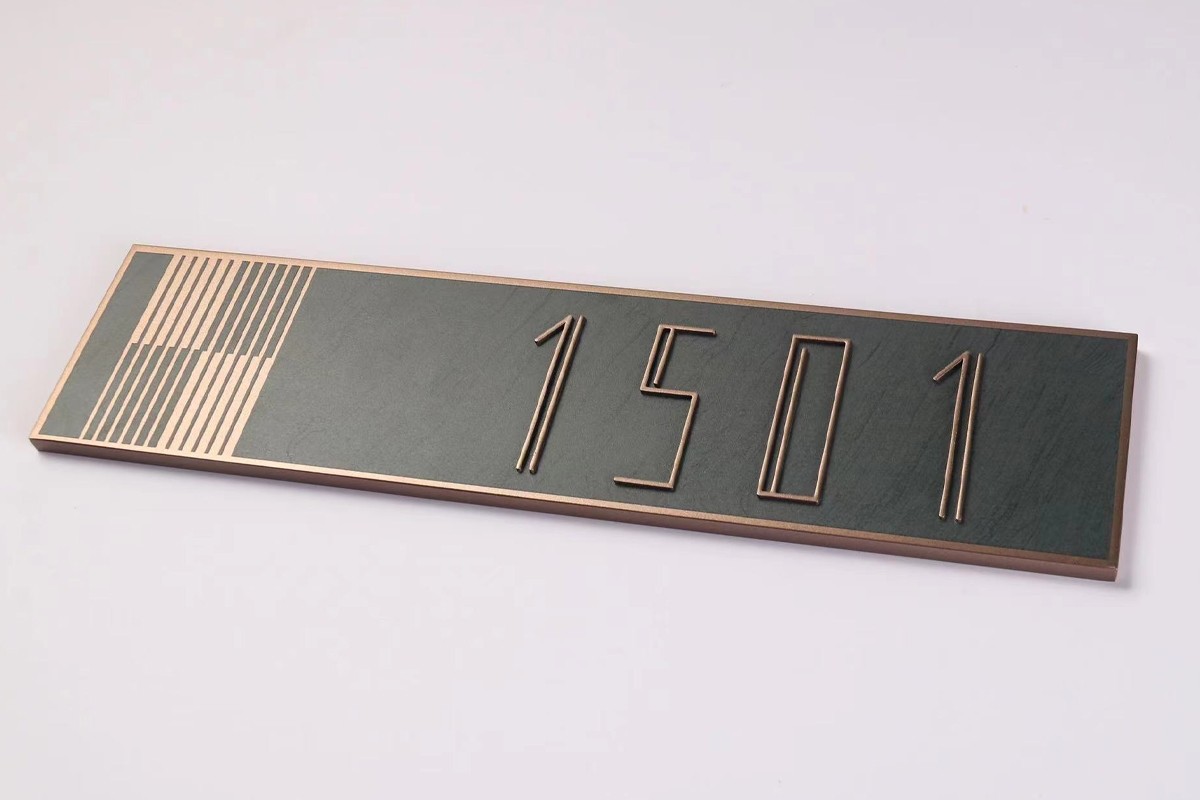 High Quality Metal House Number Plaque