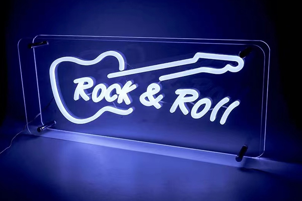 LED Flex Neon Sign Rock and Roll for Music