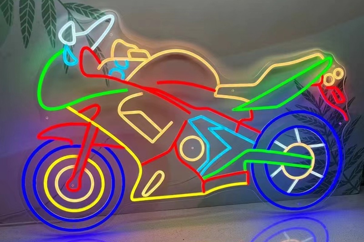 Personalised Motorcycle Neon Sign