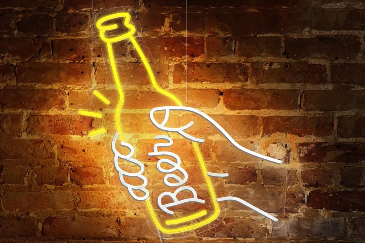 Outdoor Beer Neon Hanging Signs