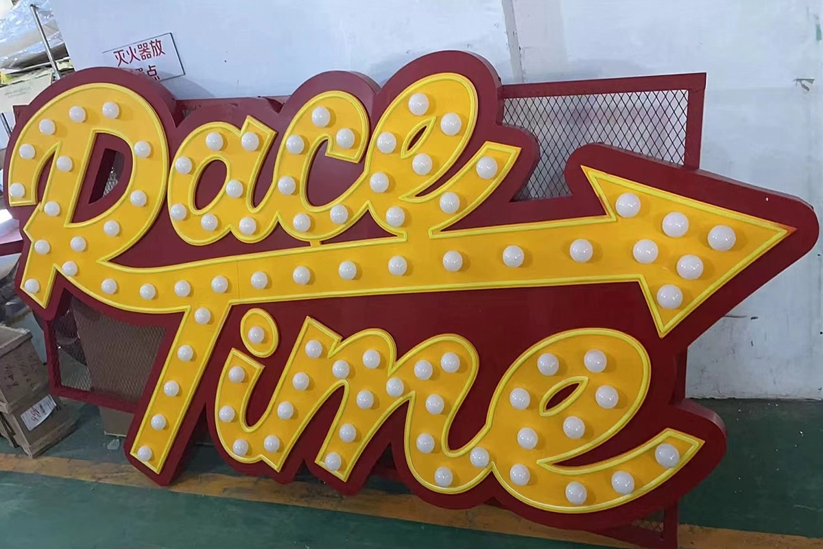 Vintage Marquee Sign Retro Lighted Signage